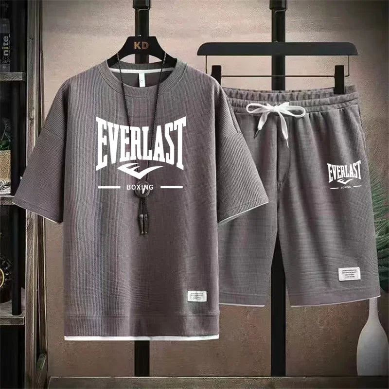 Completo estivo uomo EVERLAST – Stile sportivo e comfort Completo coordinato da uomo firmato EVERLAST