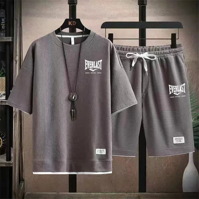 Completo estivo uomo EVERLAST – Stile sportivo e comfort Completo coordinato da uomo firmato EVERLAST