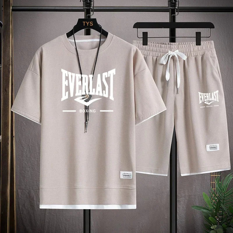 Completo estivo uomo EVERLAST – Stile sportivo e comfort Completo coordinato da uomo firmato EVERLAST