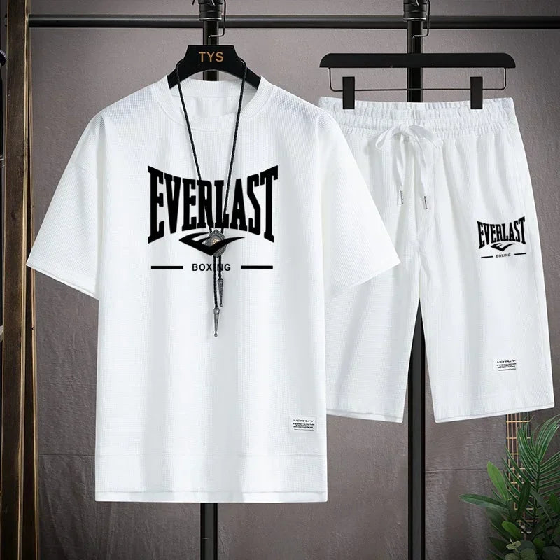 Completo estivo uomo EVERLAST – Stile sportivo e comfort Completo coordinato da uomo firmato EVERLAST