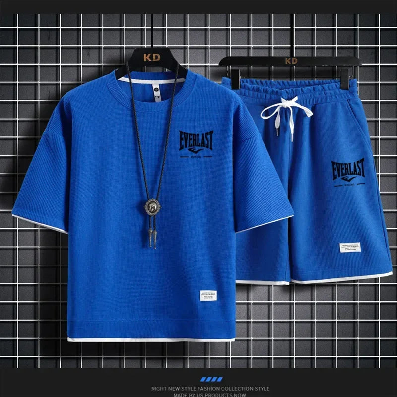 Completo estivo uomo EVERLAST – Stile sportivo e comfort Completo coordinato da uomo firmato EVERLAST
