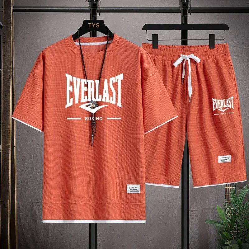 Completo estivo uomo EVERLAST – Stile sportivo e comfort Completo coordinato da uomo firmato EVERLAST
