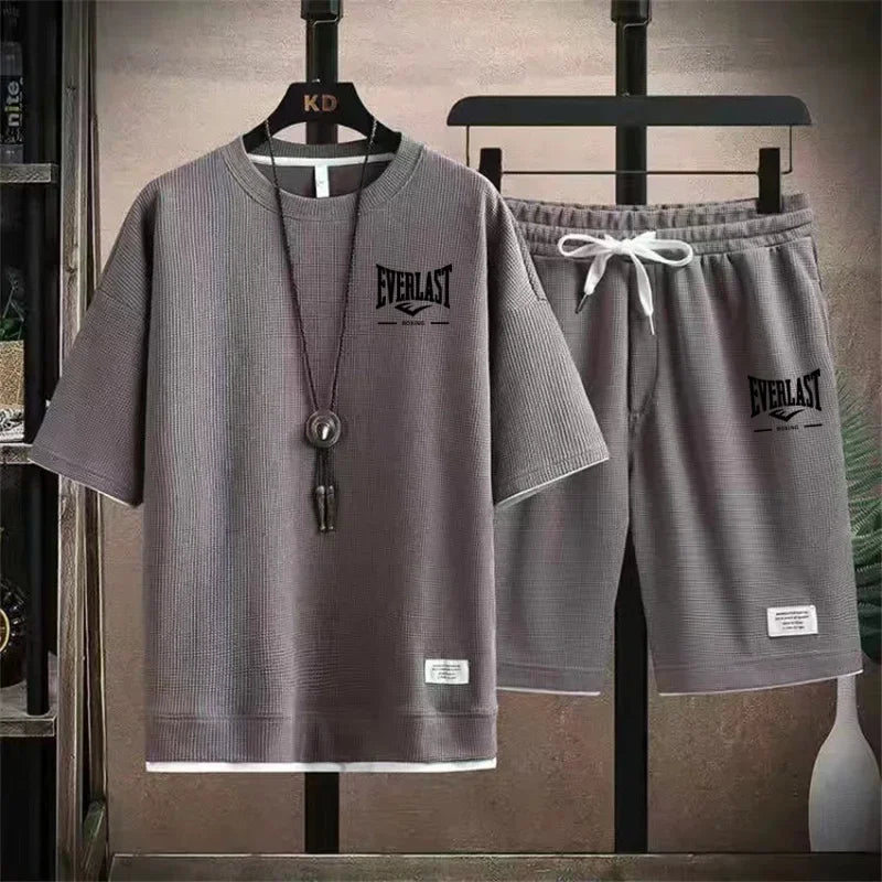 Completo estivo uomo EVERLAST – Stile sportivo e comfort Completo coordinato da uomo firmato EVERLAST