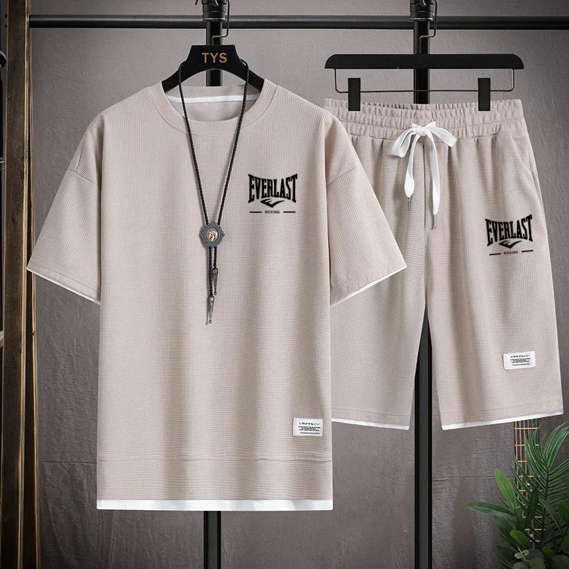 Completo estivo uomo EVERLAST – Stile sportivo e comfort Completo coordinato da uomo firmato EVERLAST