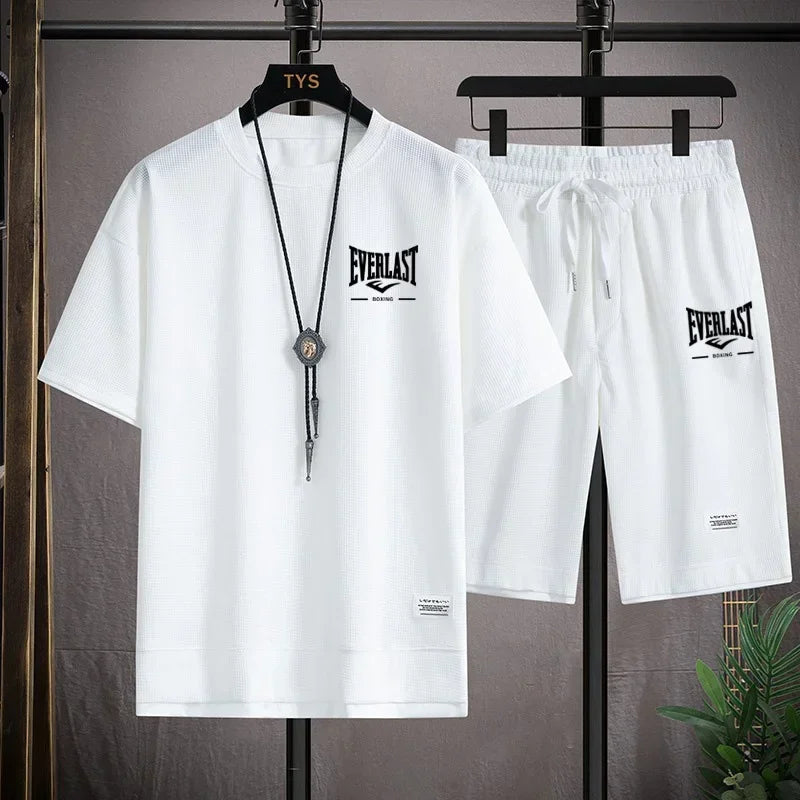 Completo estivo uomo EVERLAST – Stile sportivo e comfort Completo coordinato da uomo firmato EVERLAST