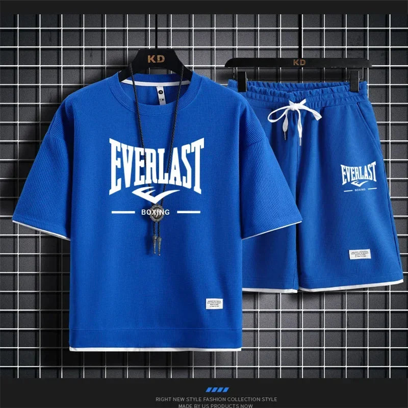 Completo estivo uomo EVERLAST – Stile sportivo e comfort Completo coordinato da uomo firmato EVERLAST