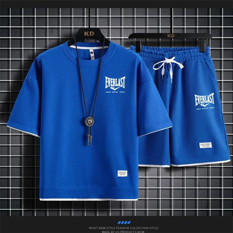 Completo estivo uomo EVERLAST – Stile sportivo e comfort Completo coordinato da uomo firmato EVERLAST