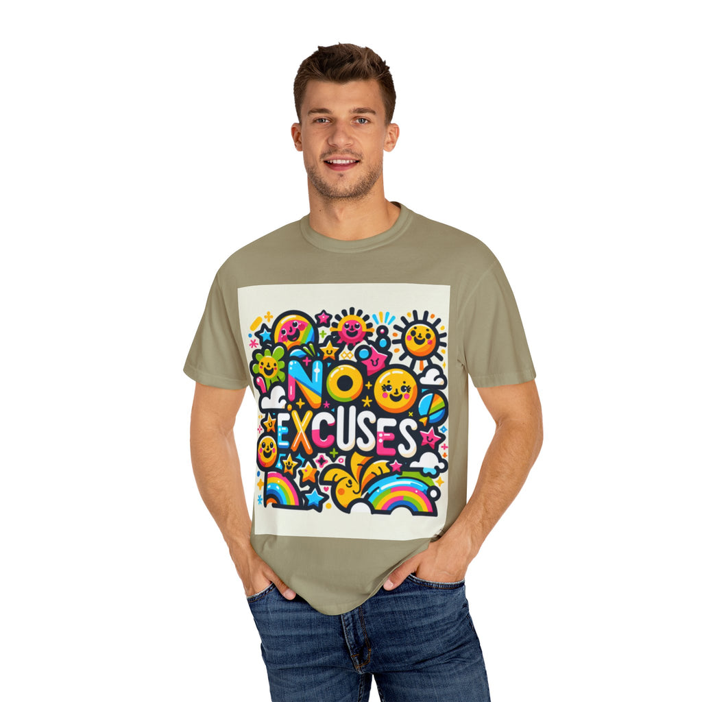 Colorful Motivational Unisex T-shirt | No Excuses | Trendy Casual Wear | Gift for Friends | Summer Fashion | Inspirational Top, [...]