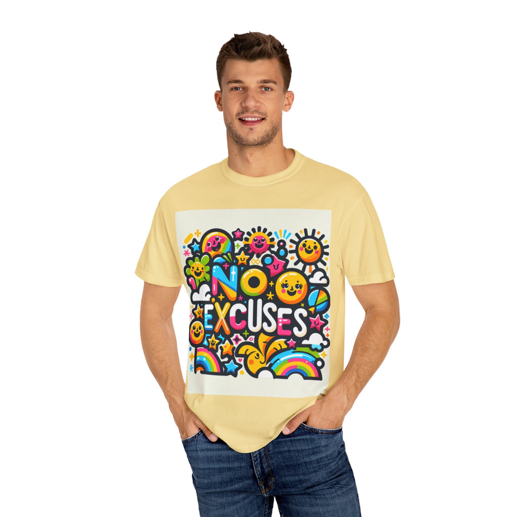 Colorful Motivational Unisex T-shirt | No Excuses | Trendy Casual Wear | Gift for Friends | Summer Fashion | Inspirational Top, [...]