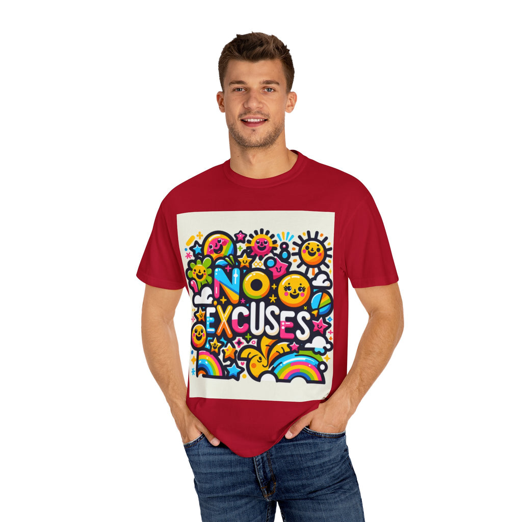 Colorful Motivational Unisex T-shirt | No Excuses | Trendy Casual Wear | Gift for Friends | Summer Fashion | Inspirational Top, [...]
