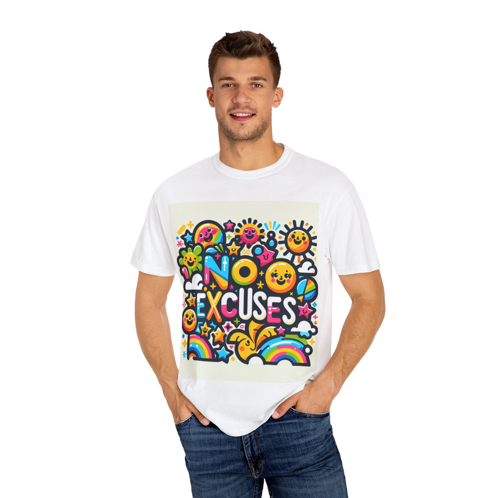 Colorful Motivational Unisex T-shirt | No Excuses | Trendy Casual Wear | Gift for Friends | Summer Fashion | Inspirational Top, [...]