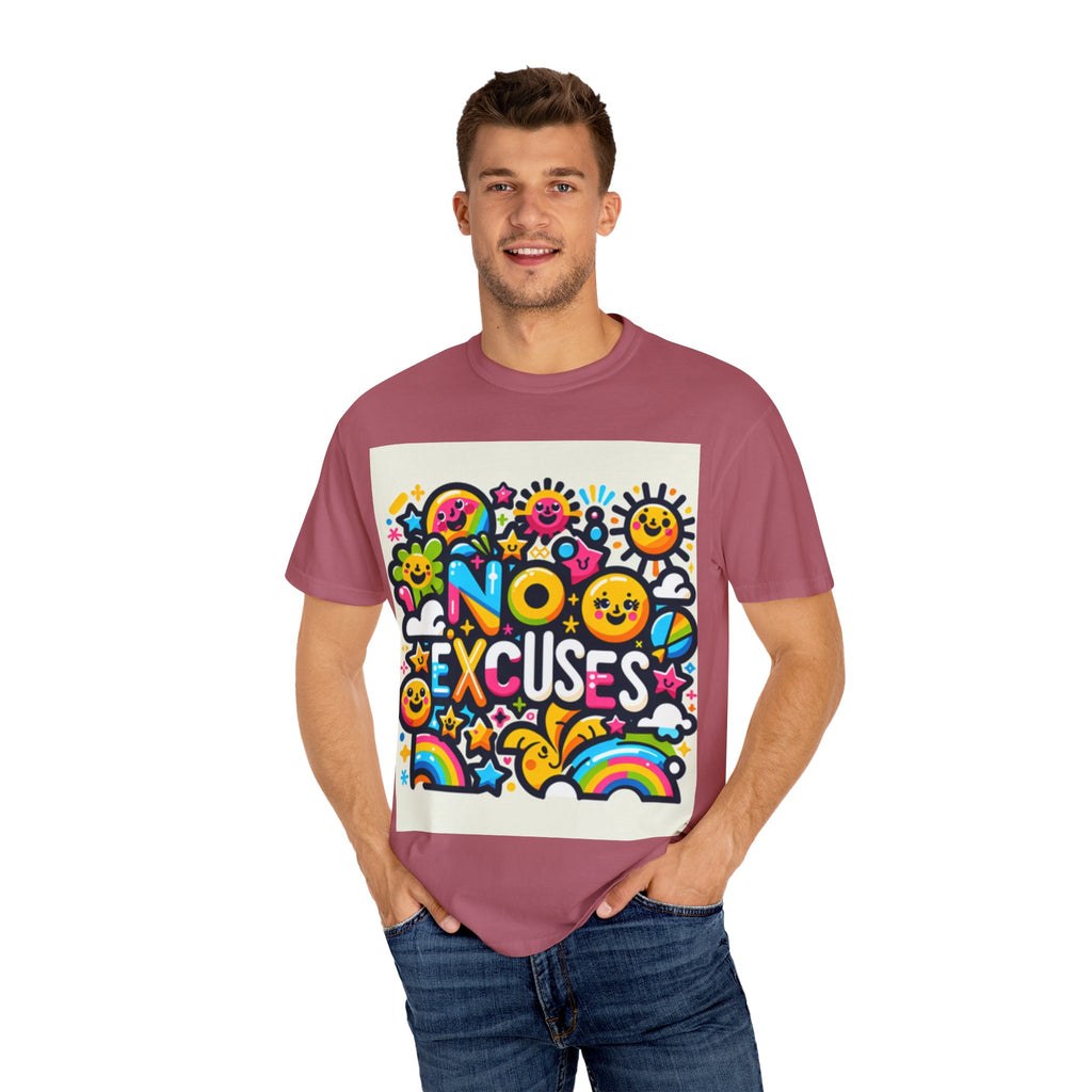 Colorful Motivational Unisex T-shirt | No Excuses | Trendy Casual Wear | Gift for Friends | Summer Fashion | Inspirational Top, [...]