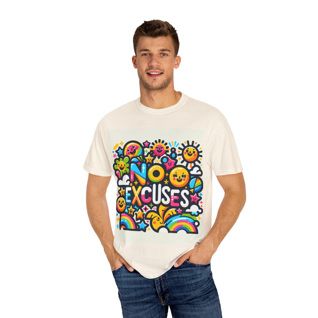 Colorful Motivational Unisex T-shirt | No Excuses | Trendy Casual Wear | Gift for Friends | Summer Fashion | Inspirational Top, [...]