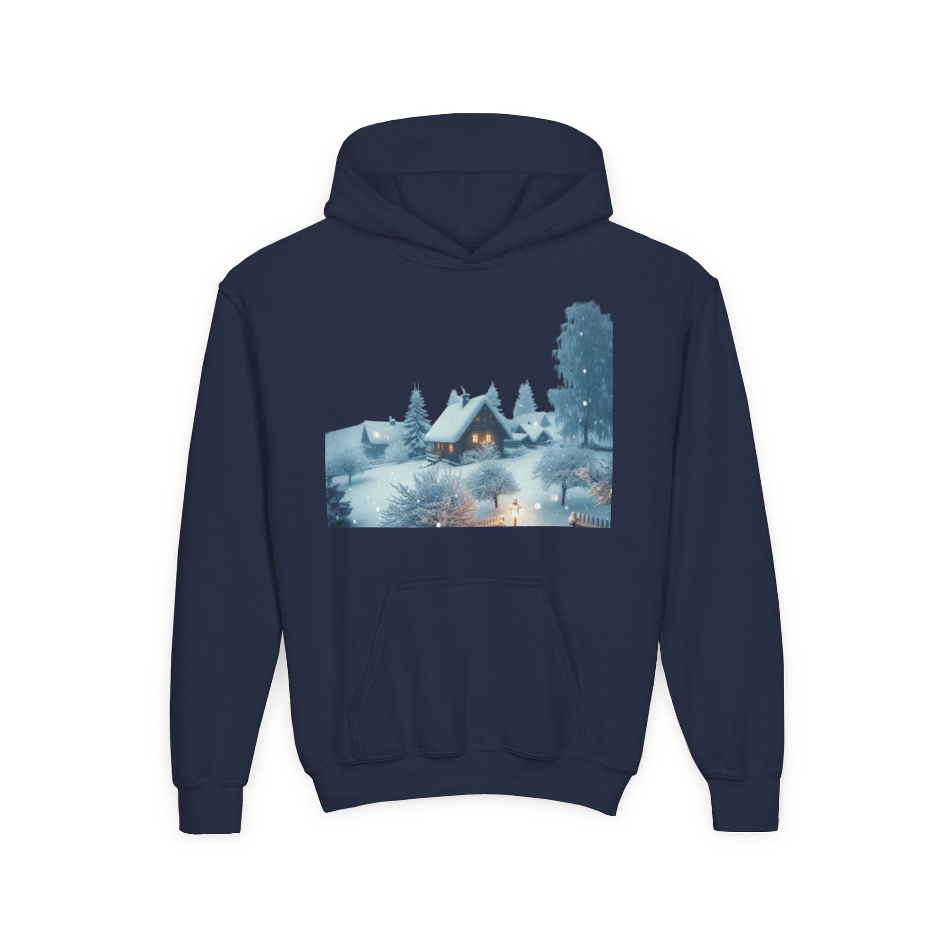 Winter Wonderland Youth Hoodie, Perfect for Christmas Gift, Holiday Comfort
