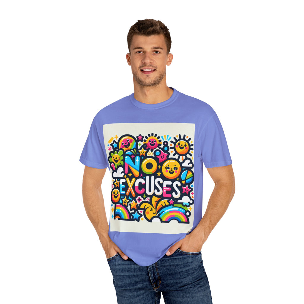 Colorful Motivational Unisex T-shirt | No Excuses | Trendy Casual Wear | Gift for Friends | Summer Fashion | Inspirational Top, [...]