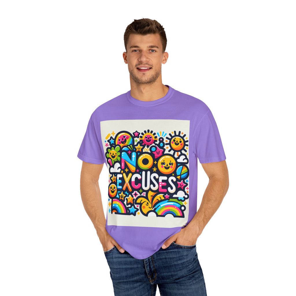 Colorful Motivational Unisex T-shirt | No Excuses | Trendy Casual Wear | Gift for Friends | Summer Fashion | Inspirational Top, [...]
