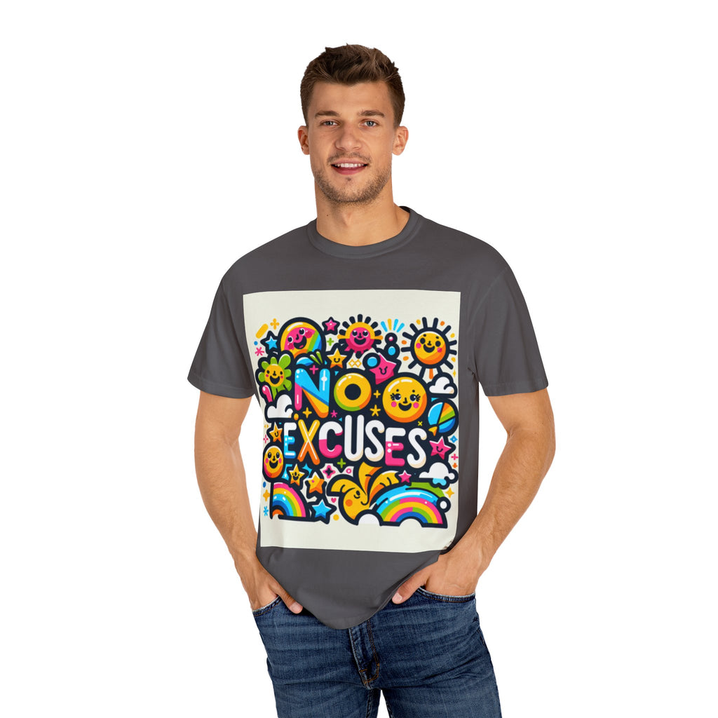 Colorful Motivational Unisex T-shirt | No Excuses | Trendy Casual Wear | Gift for Friends | Summer Fashion | Inspirational Top, [...]