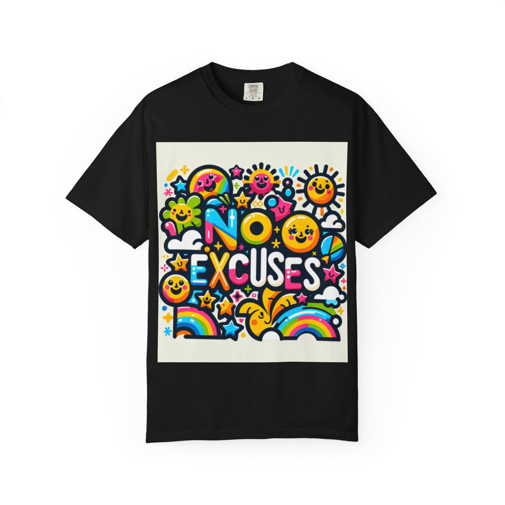 Colorful Motivational Unisex T-shirt | No Excuses | Trendy Casual Wear | Gift for Friends | Summer Fashion | Inspirational Top, [...]