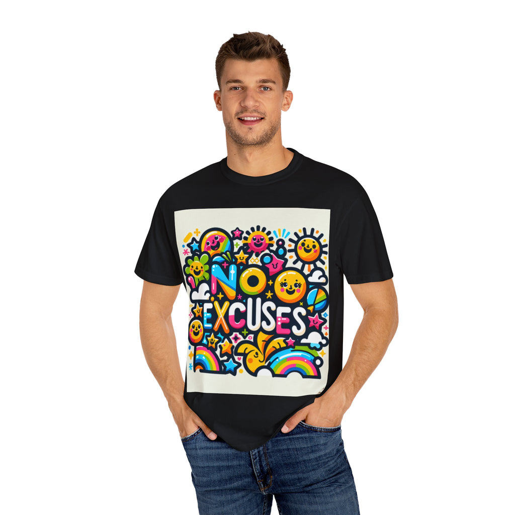 Colorful Motivational Unisex T-shirt | No Excuses | Trendy Casual Wear | Gift for Friends | Summer Fashion | Inspirational Top, [...]