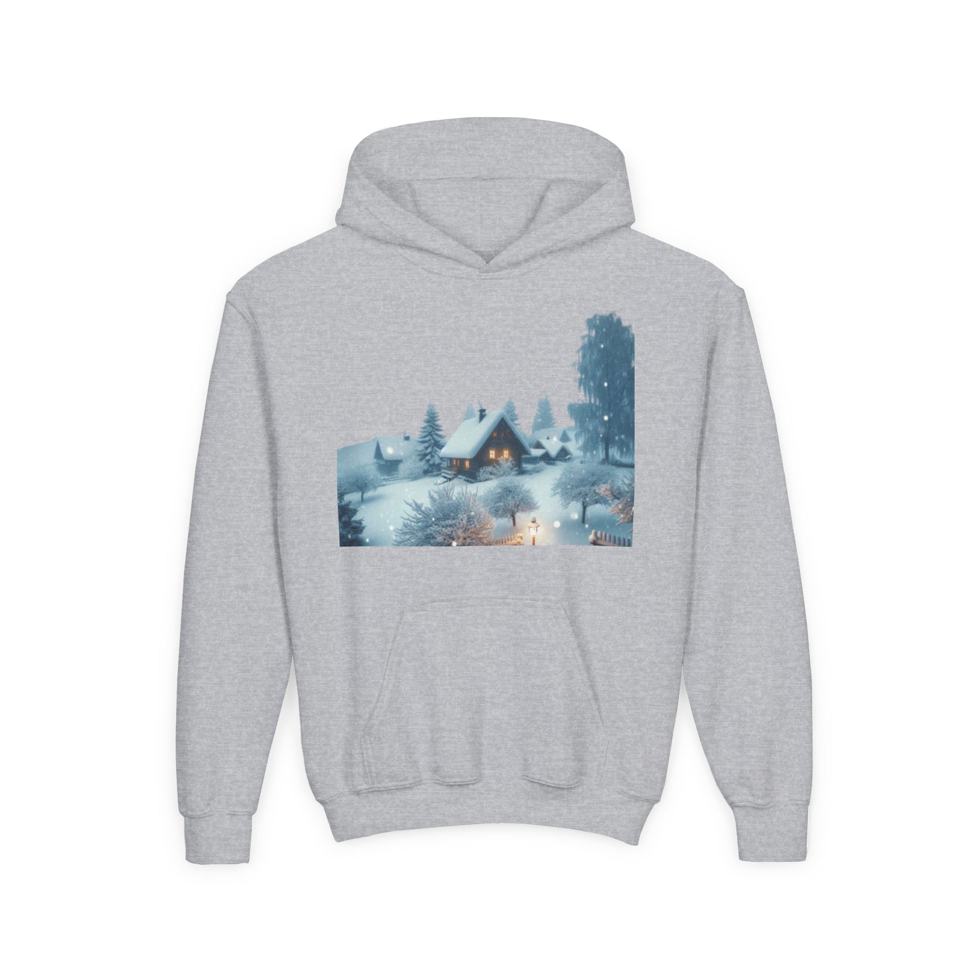 Winter Wonderland Youth Hoodie, Perfect for Christmas Gift, Holiday Comfort