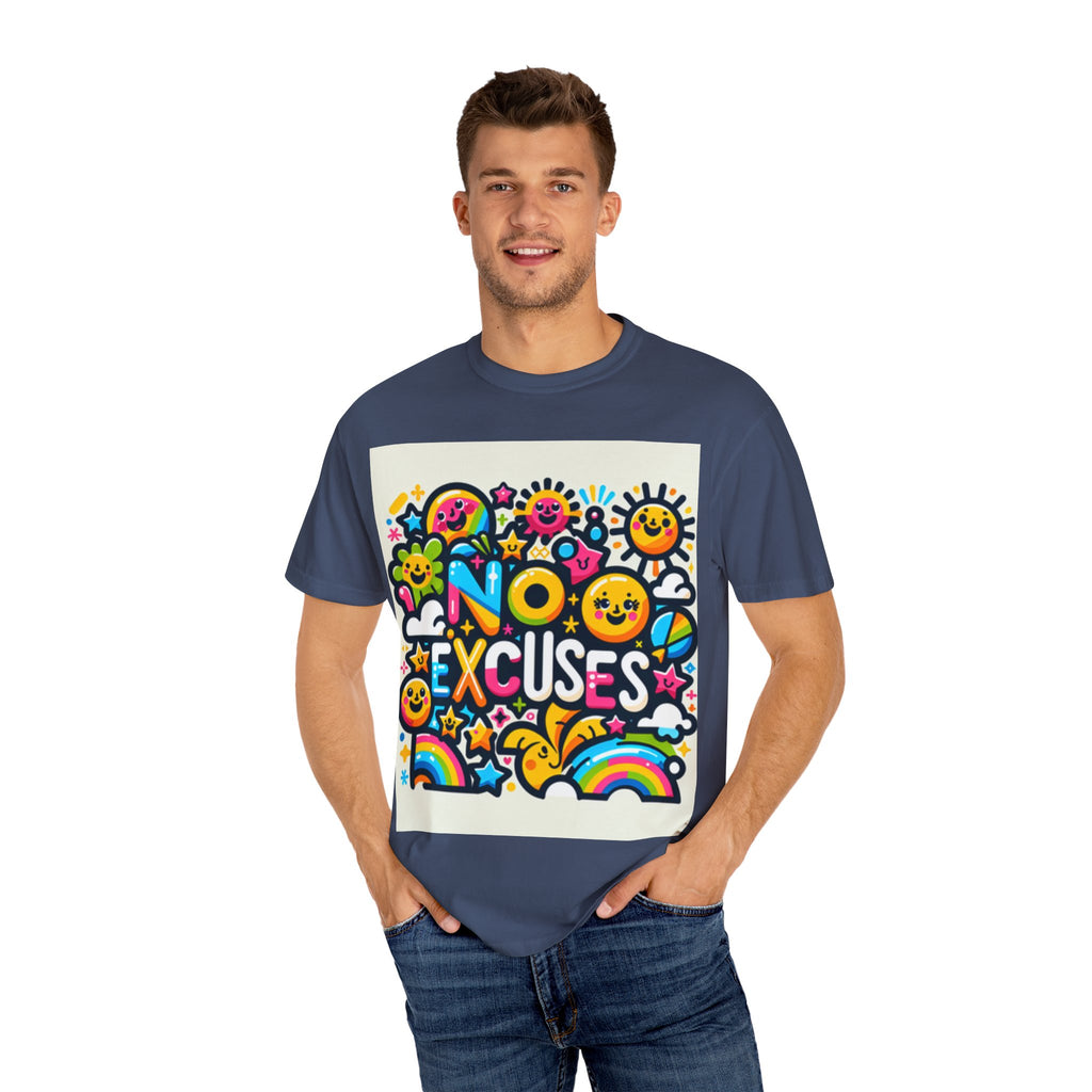 Colorful Motivational Unisex T-shirt | No Excuses | Trendy Casual Wear | Gift for Friends | Summer Fashion | Inspirational Top, [...]