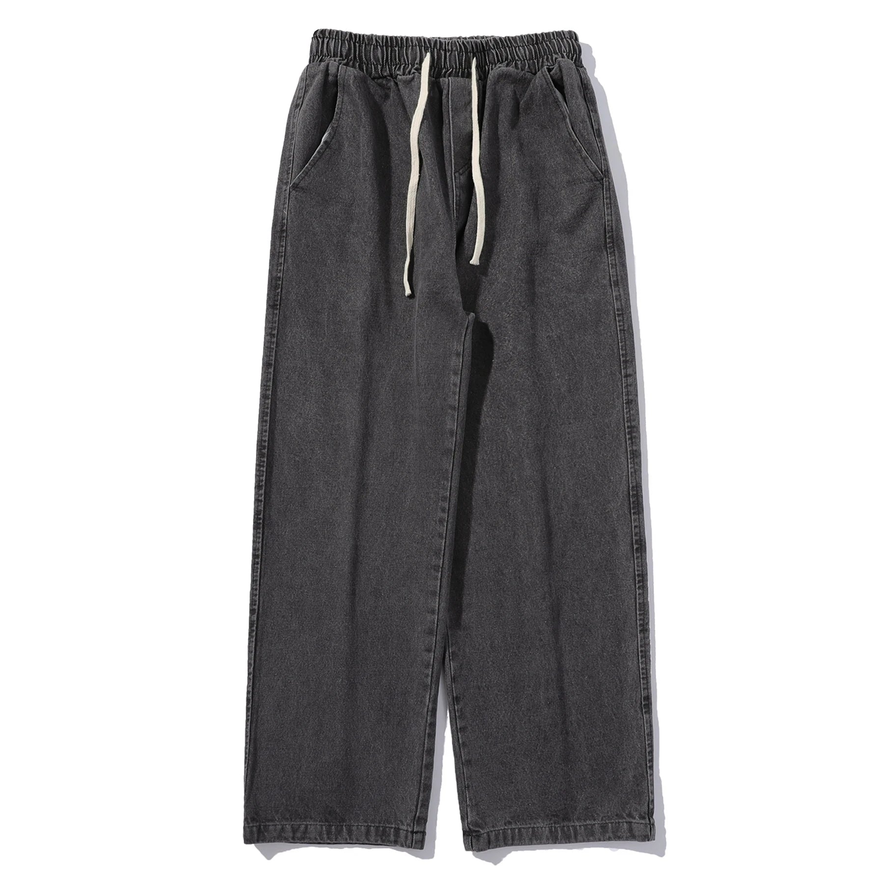 Teenage Jeans Appear Slim and Loose Fitting Casual Trendy Jeans