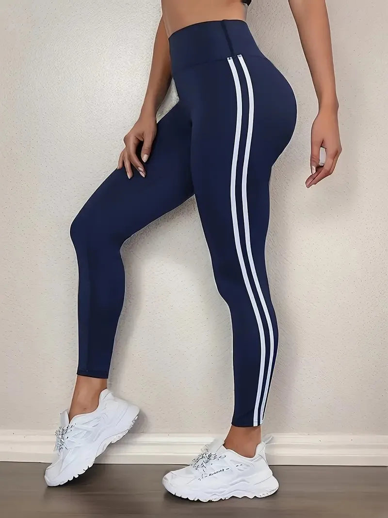 High Waisted Leggings, Stretchable Workout Tights Fit For Running And Casual
