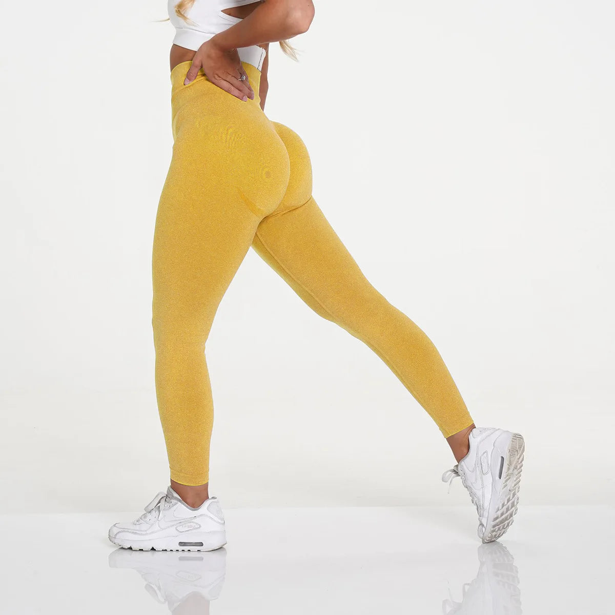 Women Slim Tights Leggings High Waist Pants Gym Workout Athleisure Running Leggings