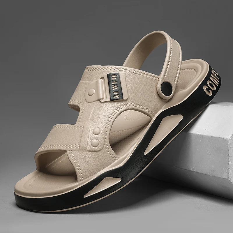 Men's Slippers. EVA Light Adult Thick-soled Beach Shoes