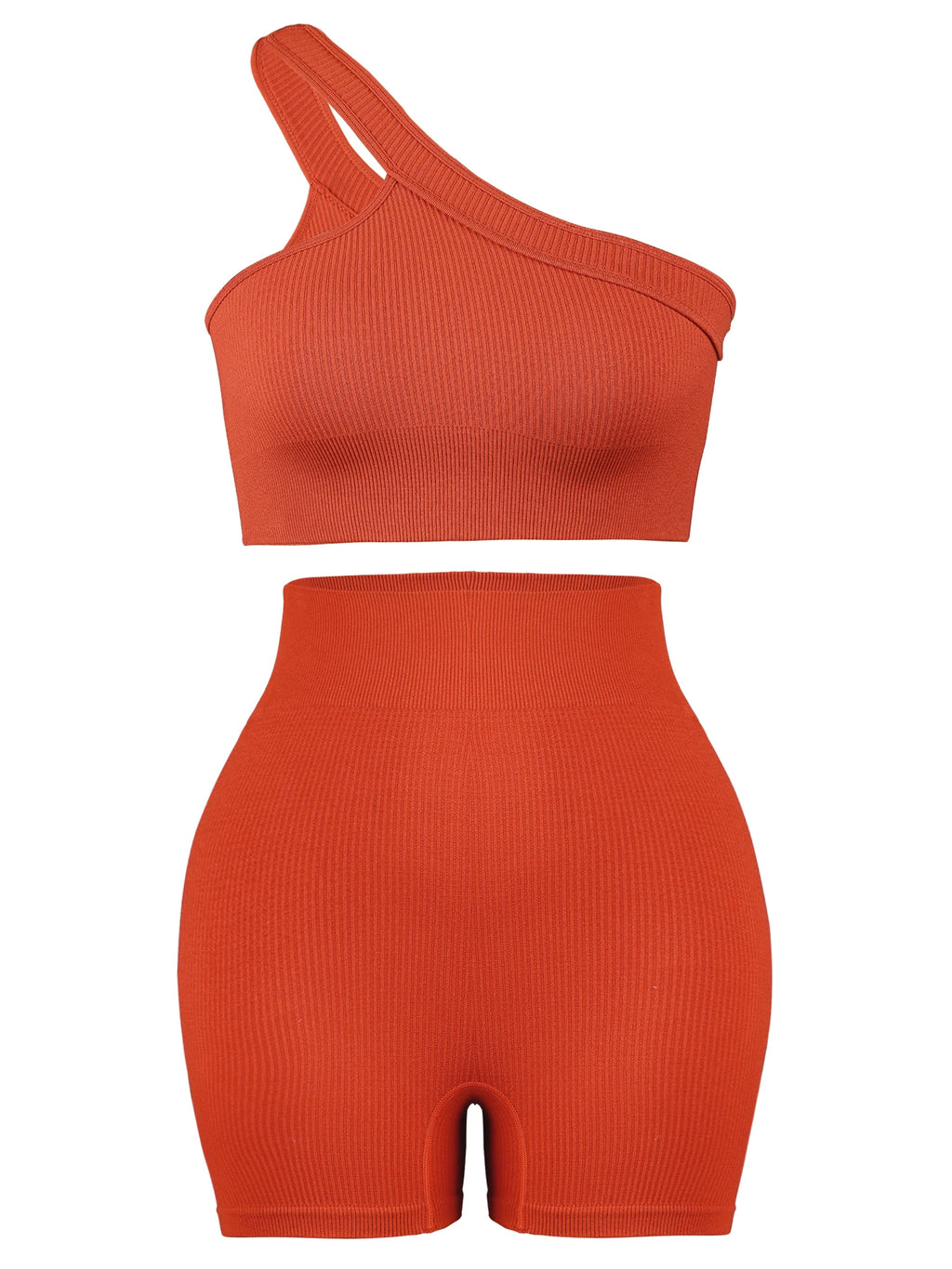 CHRLEISURE Seamless Set Women Fitness Outfit Rib Yoga Suit Running Bra without Pad. Sportswear