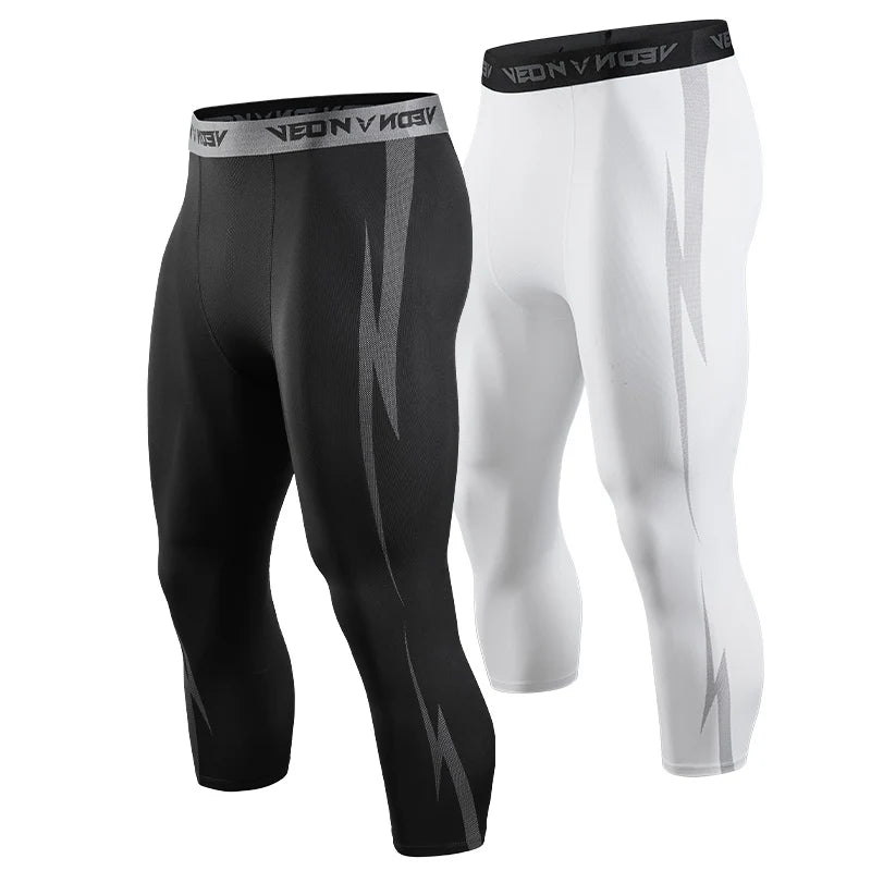 Leggings Breathable Pants, Lightning Design, Quick Dry Running Tights