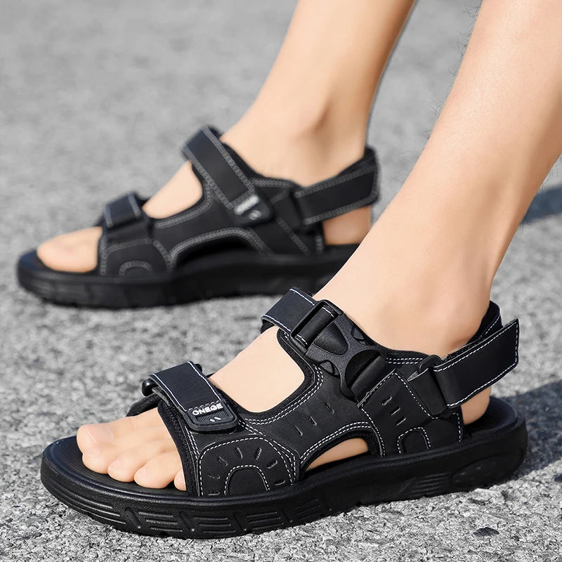 Men's Sandals,Non-Slip Soft-Soled Driving Slippers