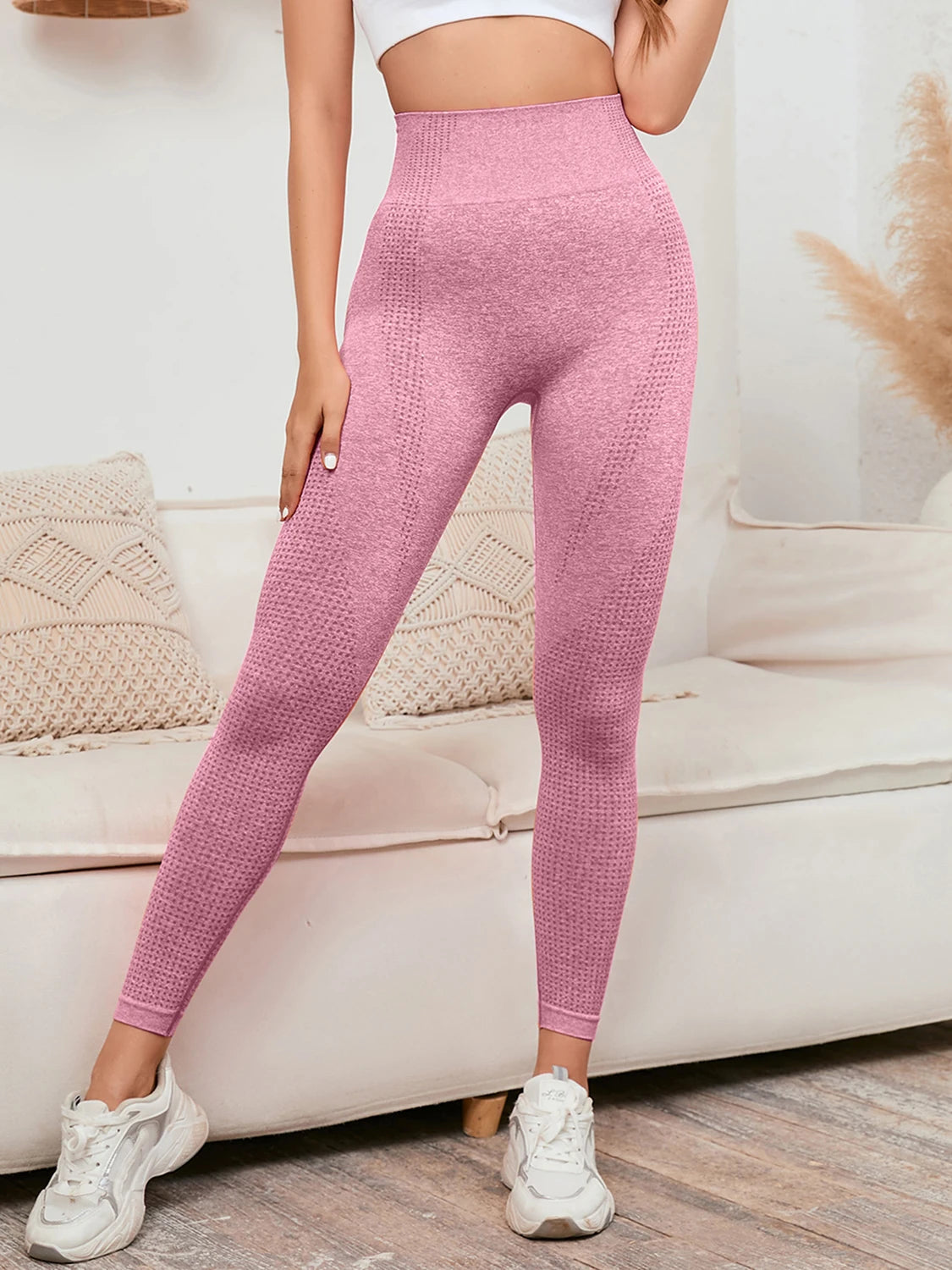 High Waist Leggings, Indoor Sport Fitness Running Pants