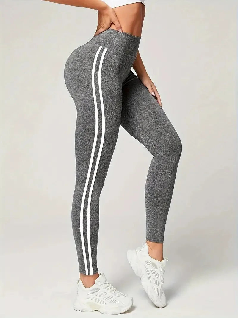 High Waisted Leggings, Stretchable Workout Tights Fit For Running And Casual