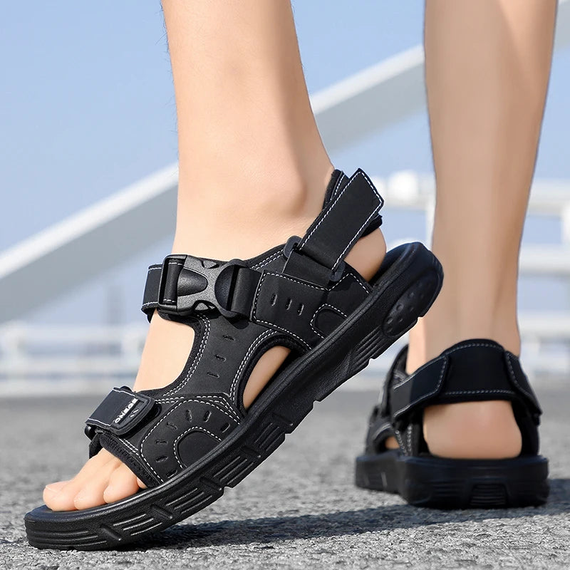 Men's Sandals,Non-Slip Soft-Soled Driving Slippers