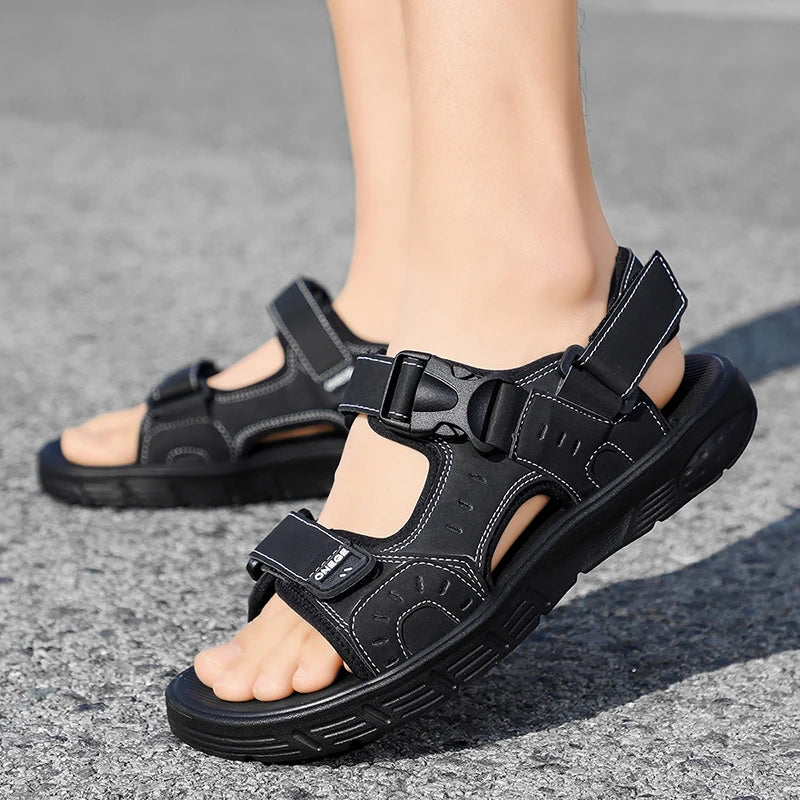 Men's Sandals,Non-Slip Soft-Soled Driving Slippers